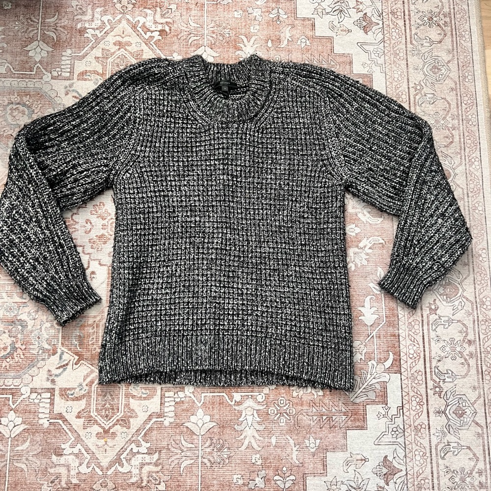 BELSTAFF Women’s chunky knit winter wool Blend thick sweater Gray